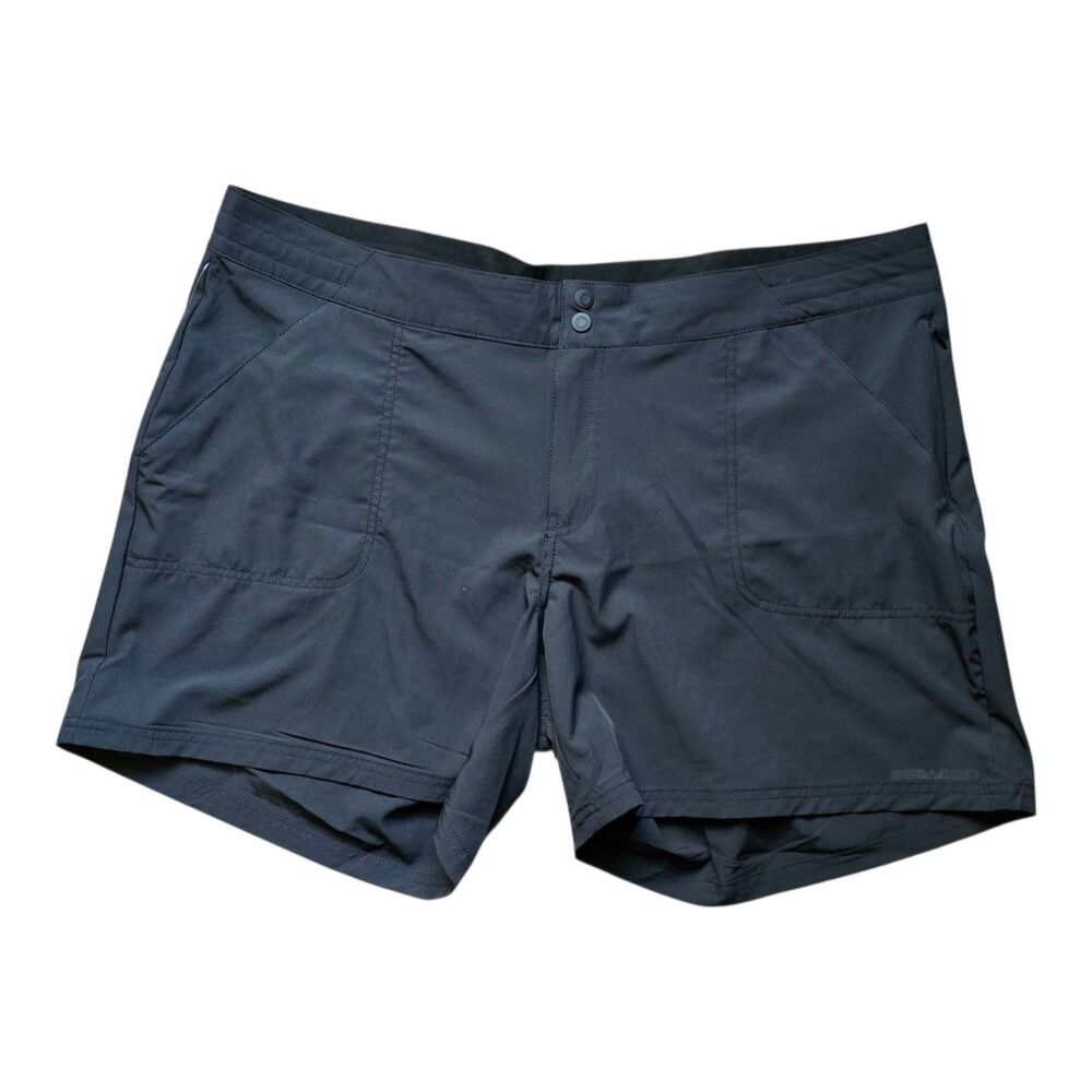 Sea-Doo Women's Size 2XL Black 6" Classic Boardshorts Quick Dry Summer NWT